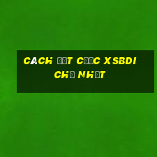 Cách đặt cược XSBDI Chủ Nhật