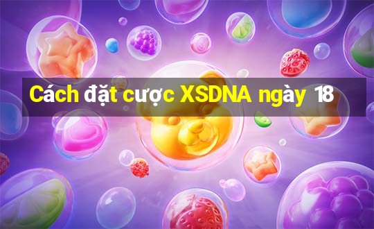 Cách đặt cược XSDNA ngày 18