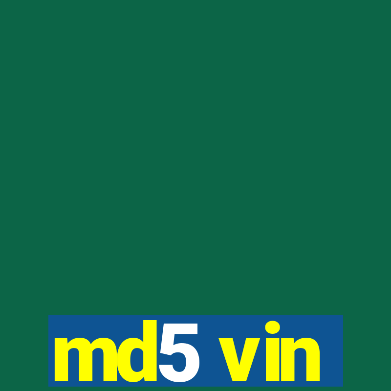 md5 vin