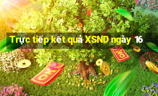 Trực tiếp kết quả XSND ngày 16