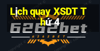 Lịch quay XSDT Thứ 4