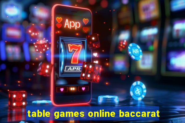 table games online baccarat