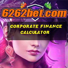 corporate finance calculator