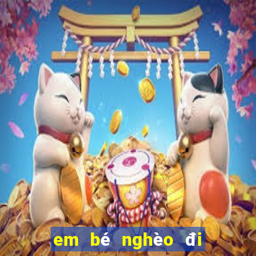 em bé nghèo đi bán vé số