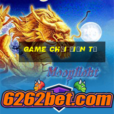 game chơi điện tử