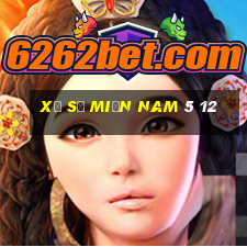 xổ số miền nam 5 12