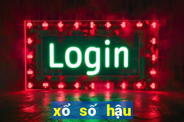 xổ số hậu giang ngày 4 tháng 6