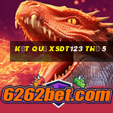 Kết quả XSDT123 Thứ 5