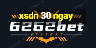 xsdn 30 ngay