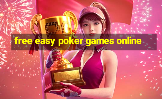 free easy poker games online