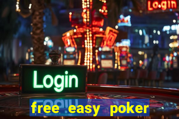 free easy poker games online