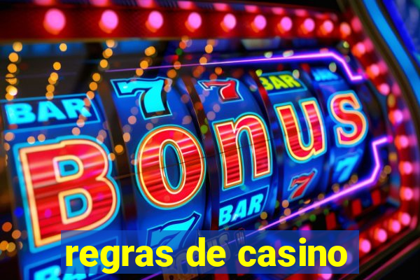 regras de casino