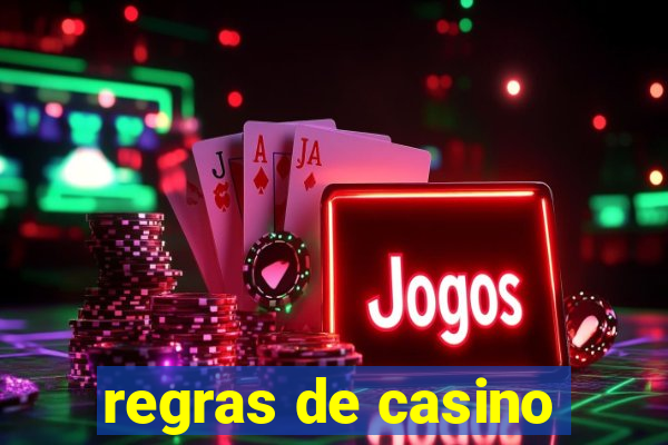 regras de casino