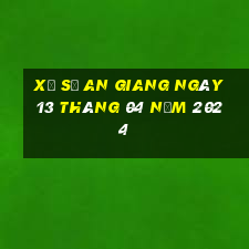 xổ số an giang ngày 13 tháng 04 năm 2024