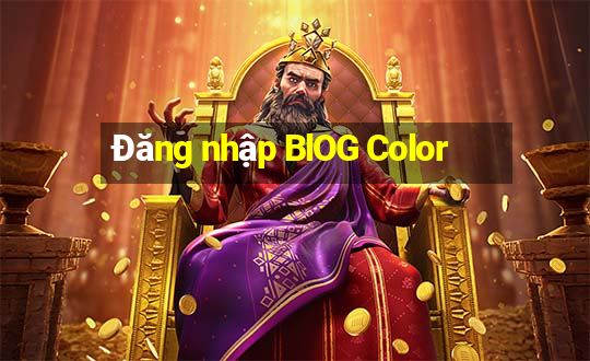 Đăng nhập BlOG Color