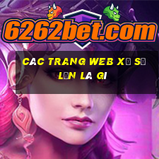 Các trang web xổ số lớn là gì