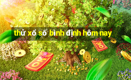 thử xổ số bình định hôm nay