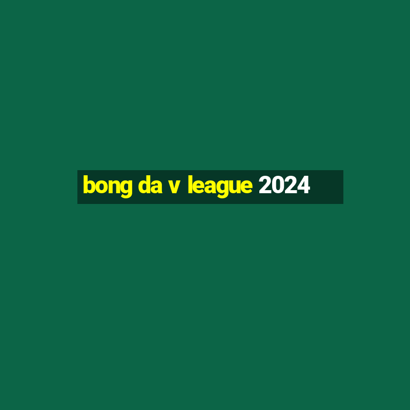 bong da v league 2024