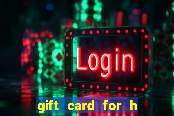 gift card for h club london