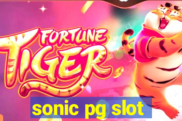 sonic pg slot