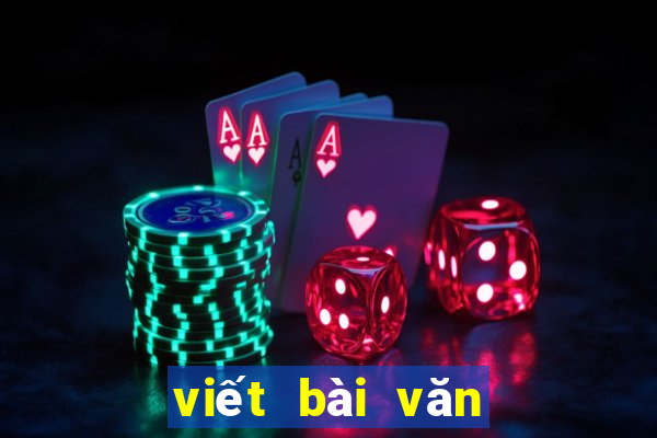 viết bài văn về nghiện game