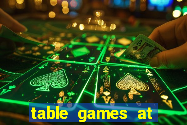 table games at casino windsor