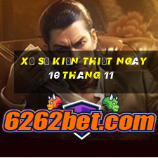 xổ số kiến thiết ngày 10 tháng 11