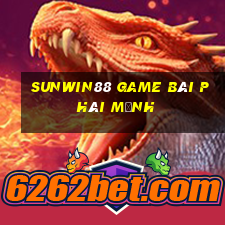 Sunwin88 Game Bài Phái Mạnh