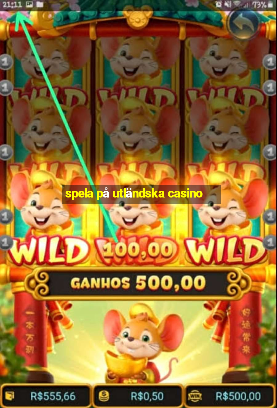 spela på utländska casino