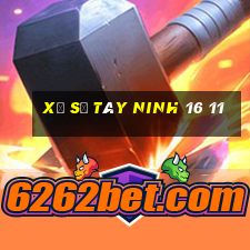 xổ số tây ninh 16 11