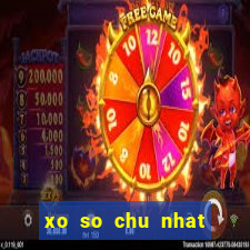 xo so chu nhat mien nam