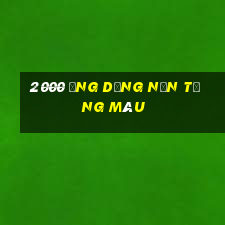 2000 ứng dụng nền tảng màu