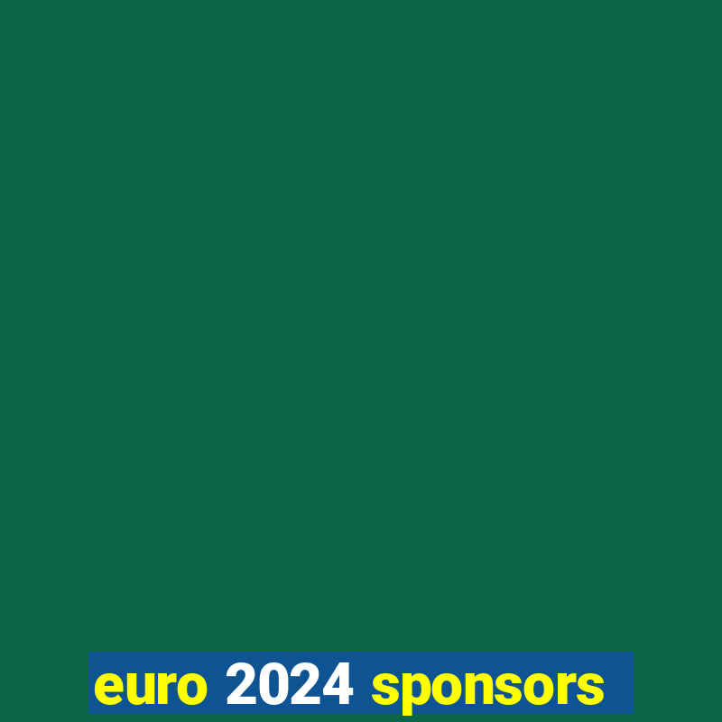 euro 2024 sponsors