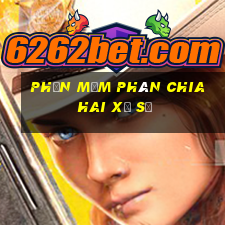 Phần mềm phân chia hai xổ số