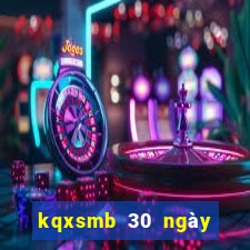 kqxsmb 30 ngày gần đây