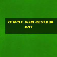 temple club restaurant