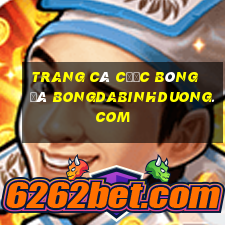 trang cá cược bóng đá bongdabinhduong.com