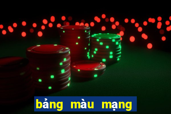 bảng màu mạng gà đá