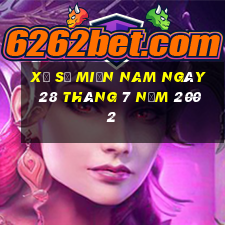 xổ số miền nam ngày 28 tháng 7 năm 2002