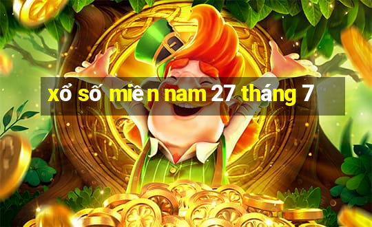 xổ số miền nam 27 tháng 7