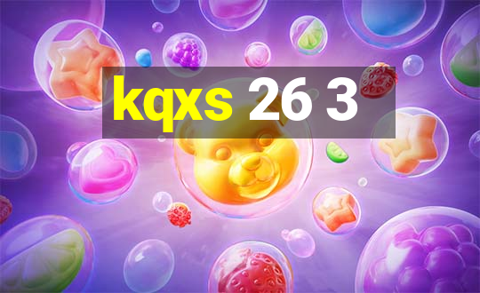 kqxs 26 3