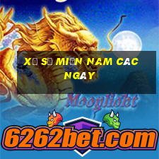 xổ số miền nam các ngày