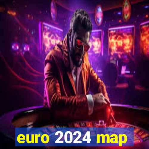 euro 2024 map