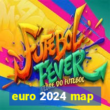 euro 2024 map