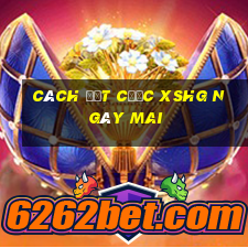 Cách đặt cược XSHG ngày mai