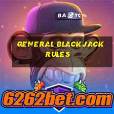 general blackjack rules