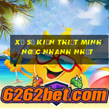 xổ số kiến thiết minh ngọc nhanh nhất