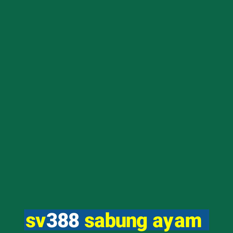 sv388 sabung ayam