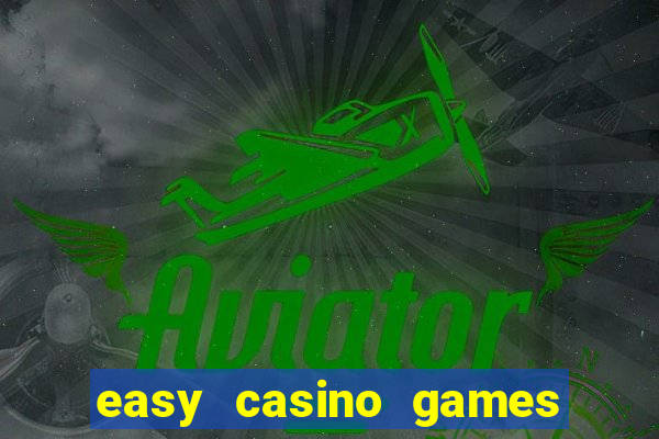 easy casino games to win