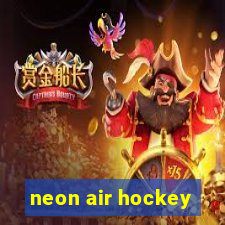 neon air hockey